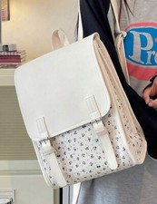 Sac A Dos De Campus Blanc Bleu Marine Femme A Rabat Vintage Grande Capacité