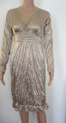 Robe dorée taille 36 - 36, en