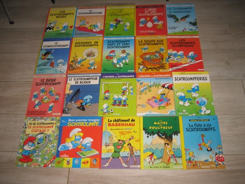 Lot schtroumpfs johan - 19,