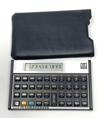 Vintage hewlett packard 15c - hewlett,