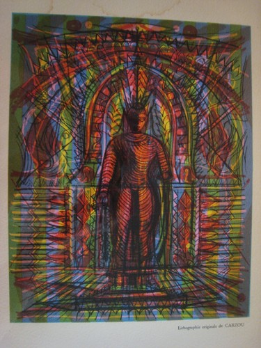 Bouddha lithographie - le,