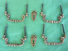 4 poignées pendantes 2 entrées noeud laiton tiroirs meuble largeur 8 cm occasion