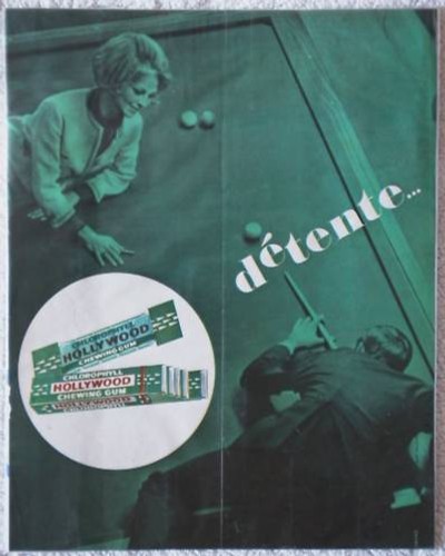 Publicité hollywood chewing - hollywood,