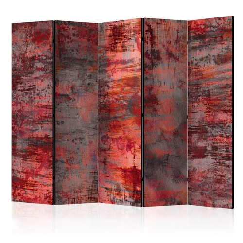 Paravent volets red metal - paravent, "red