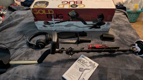 Fisher gold bug - gold, metal