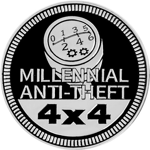 Insignes métal 4x4 - , antivol