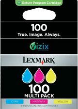 Lexmark 100 Multipack CMY 3 couleurs 14N0849B cartouche d'encre Authentique (TVA