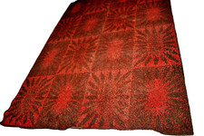 Tapis moderne rouge