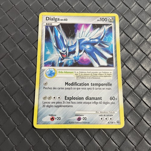Carte pokémon dialga 100 - carte,