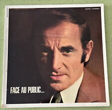 Charles AZNAVOUR Face au public Olympia Album Disque 33 tours Vinyle