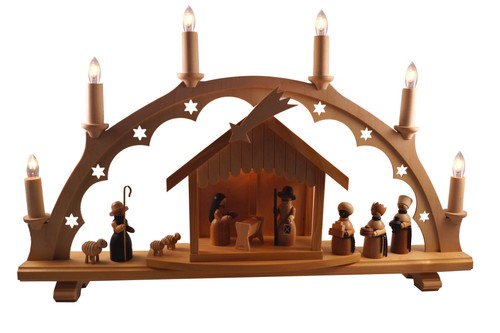 Arc bois krippenhaus - bois, 53