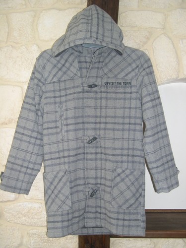 Superbe manteau gris - , ans