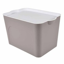 Boîte de Rangement Déco "Pratique" 24L Taupe