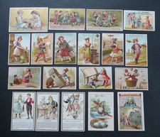 Lot de 19 anciens CHROMOS