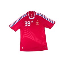 Maillot football vintage extérieur Equipe de France #39 Anelka saison 2008-2009