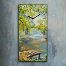 Horloge décorative sur toile