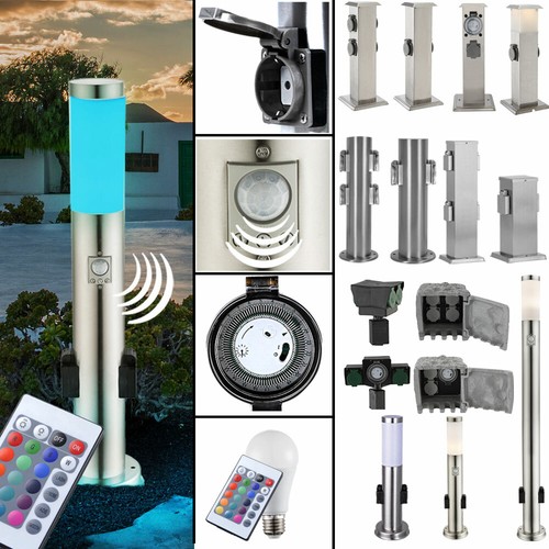 Rgb led acier inox supporter - acier,
