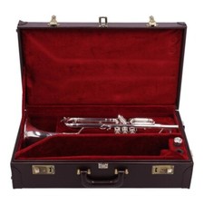 Trompette F. Besson MEHA 60MB-2 Bb plaqué argent d'occasion avec étui