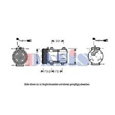 Compresseur Climatisation Pour Ford Escort VII Berline