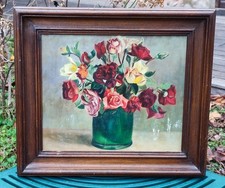 ANCIEN TABLEAU HUILE/BOIS