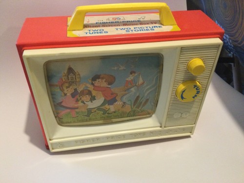 Boite musique vintage tv - à,