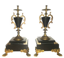 Superbe paire cassolettes en