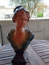 Buste ancien en plâtre “La