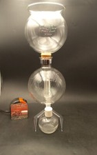 HELLEM : ANCIENNE CAFETIERE 6 / 8 TASSES VERRE PYREX 1950 1960 BEL ETAT