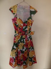 Robe pin-up rockabilly fleurie Karen Millen England taille: 36 / S (280e)