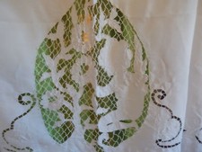 superbe rideau broderie