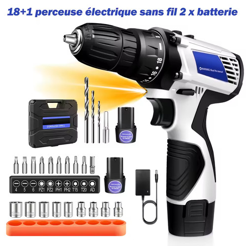 Perceuse visseuse sans fil - , 45