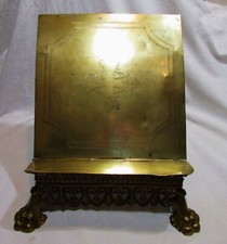 LUTRIN D'EGLISE ANCIEN PORTE MISSEL BRONZE 19ème  19th antic lectern