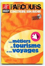 Livre Les métiers du tourisme et des voyages + CD Rom ONISEP en excellent état