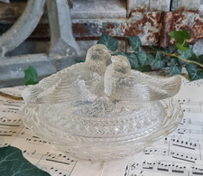 ANCIENNE BONBONNIERE EN VERRE
