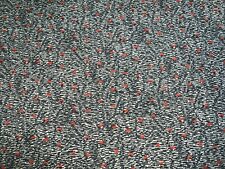 tissu ancien années 1950, coton épais tissé  larg 84 cm x H 200 cm réf B177