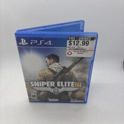 Sniper elite iii sony - elite,