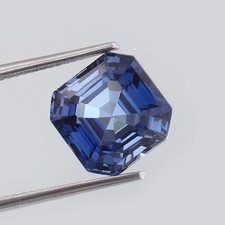 AAA+ 7,70 Ct Saphir Bleu