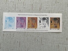 France  2009 : Impression en héliogravure de "Le baiser" de Gustav Klimt