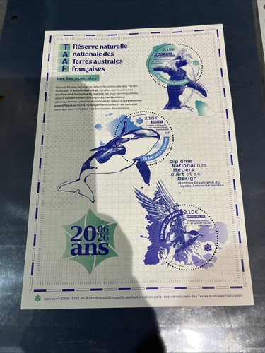 Timbres taaf neufs feuillet - taaf,