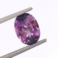 AAA 3,15 Ct Saphir Violet Rose De Ceylan Naturel Parfait Taillé En Oval