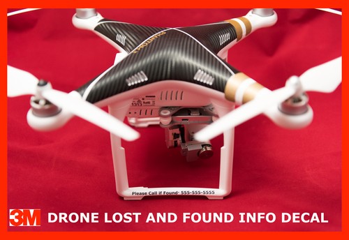 Drone lost and found - lost, decal