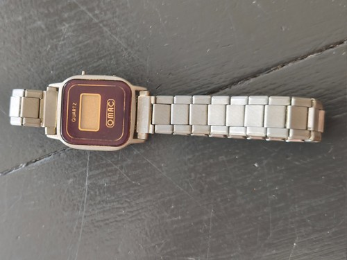 Montre vintage omac quartz - vintage, lcd