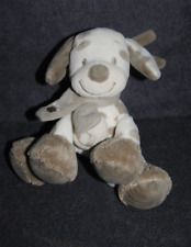 ?Doudou Chien Musical NATTOU Max Et Noa Beige Blanc 15 Cm Assis TTBE