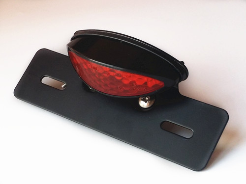 Rouge moto arrière led frein - moto,