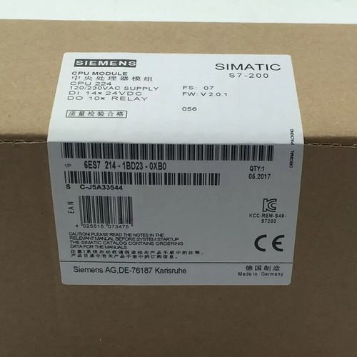 New siemens 6es7214 1bd23 - new,