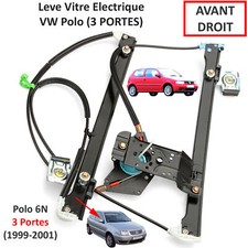 Leve Vitre Electrique Avant Droit VW POLO 6n2 (2 Portes) 6N3837462 6N3837462D