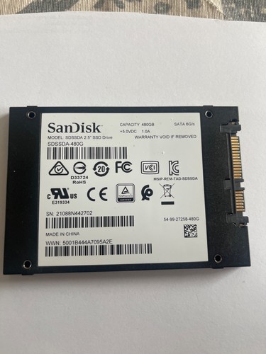 Ssd sandisk 480 2 - sandisk,