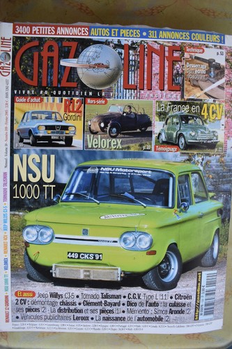 Gazoline 109 nsu 1000 - nsu,