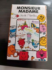 JEU DE 7 Familles MONSIEUR MADAME ?????? France Cartes. 2016.