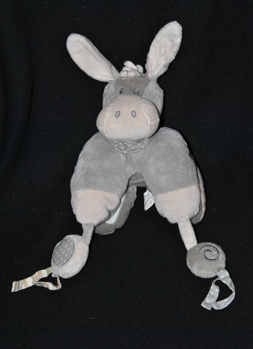 Peluche doudou cheval âne